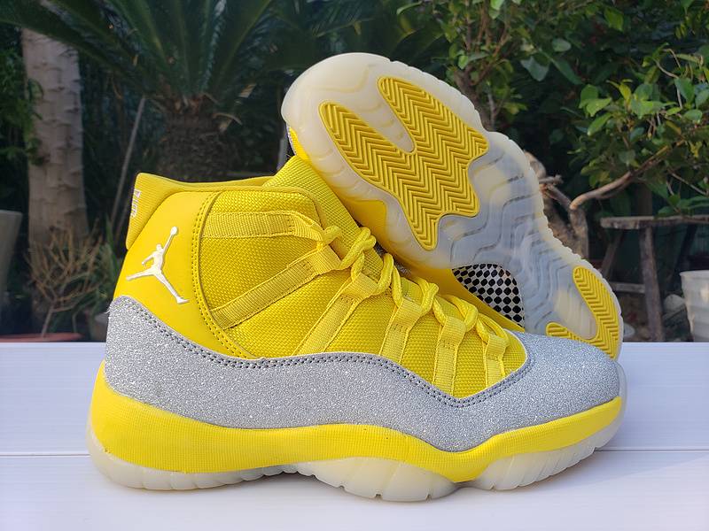 Air Jordan 11  "Yellow & Gray"