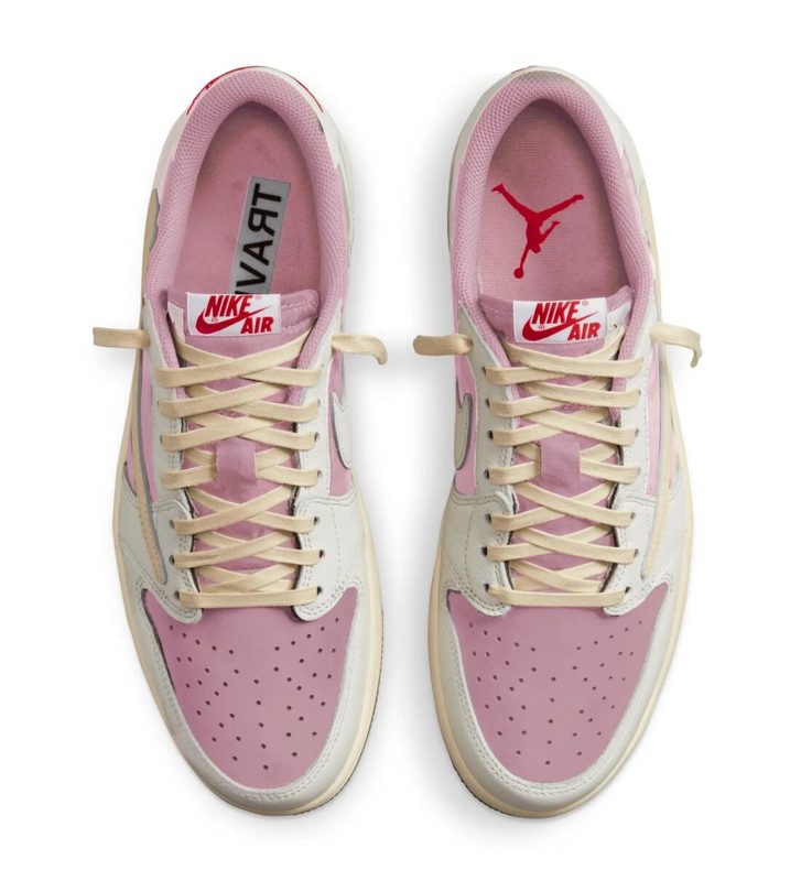 Travis Scott x Jordan Air Jordan 1 Low Pink White