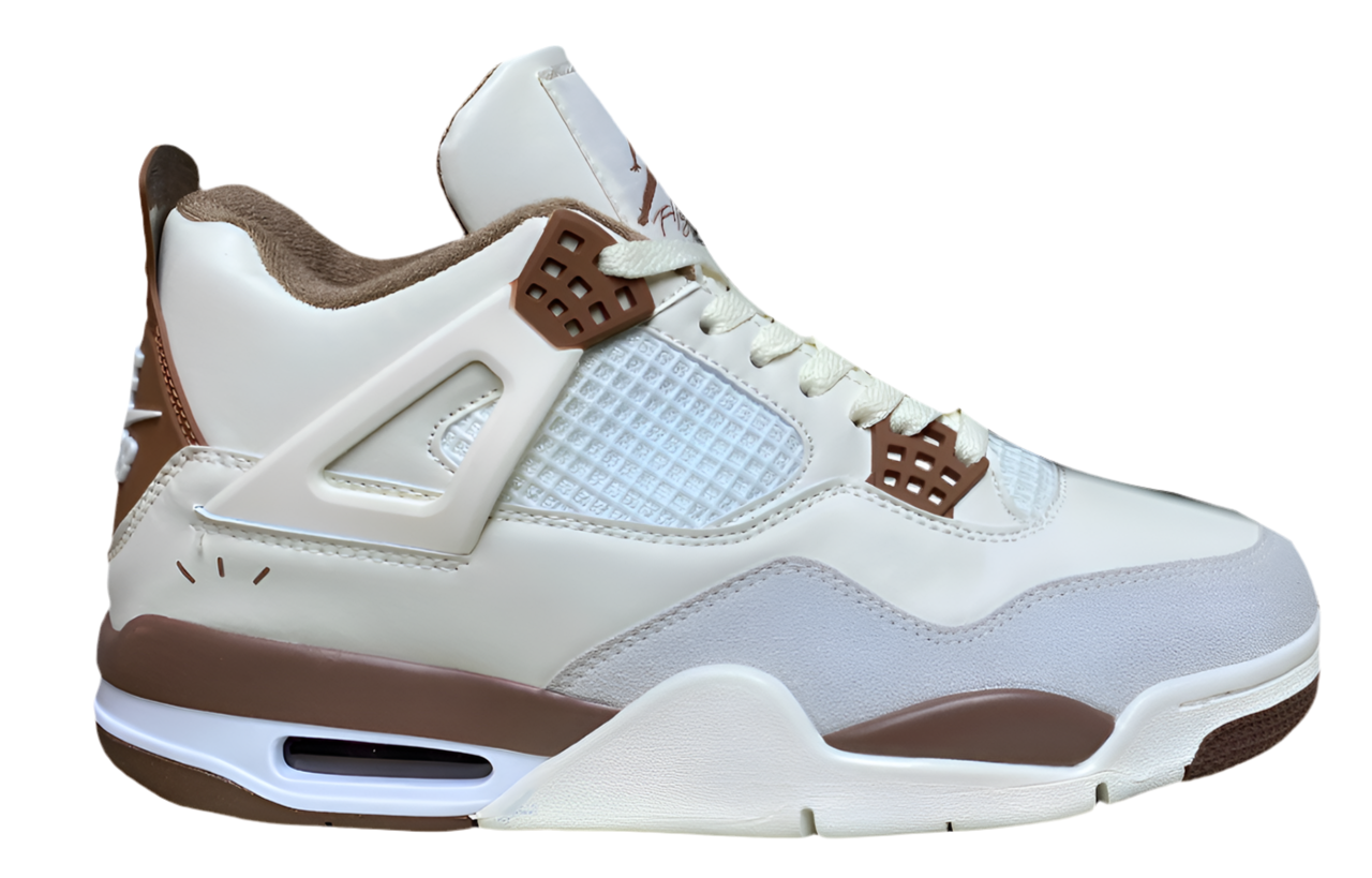 Air Jordan 4 "Brown White"