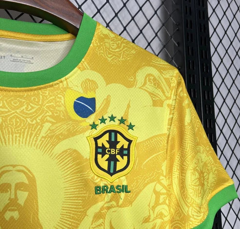 Maillot ‘Nike Brésil Jesus Full Yellow Édition spéciale 2024-2025’