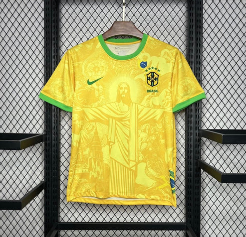 Maillot ‘Nike Brésil Jesus Full Yellow Édition spéciale 2024-2025’