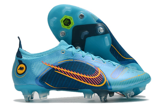 Crampon ‘Mercurial Vapor 14 Elite FG Bleu Chlorine Orange Laser Marina’