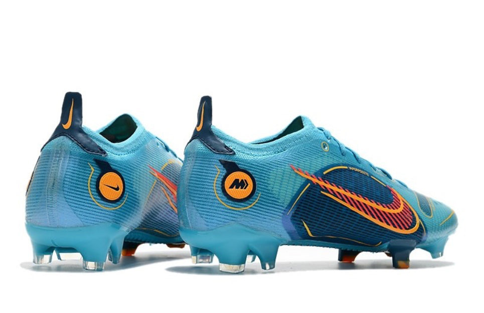 Crampon ‘Mercurial Vapor 14 Elite FG Bleu Chlorine Orange Laser Marina’