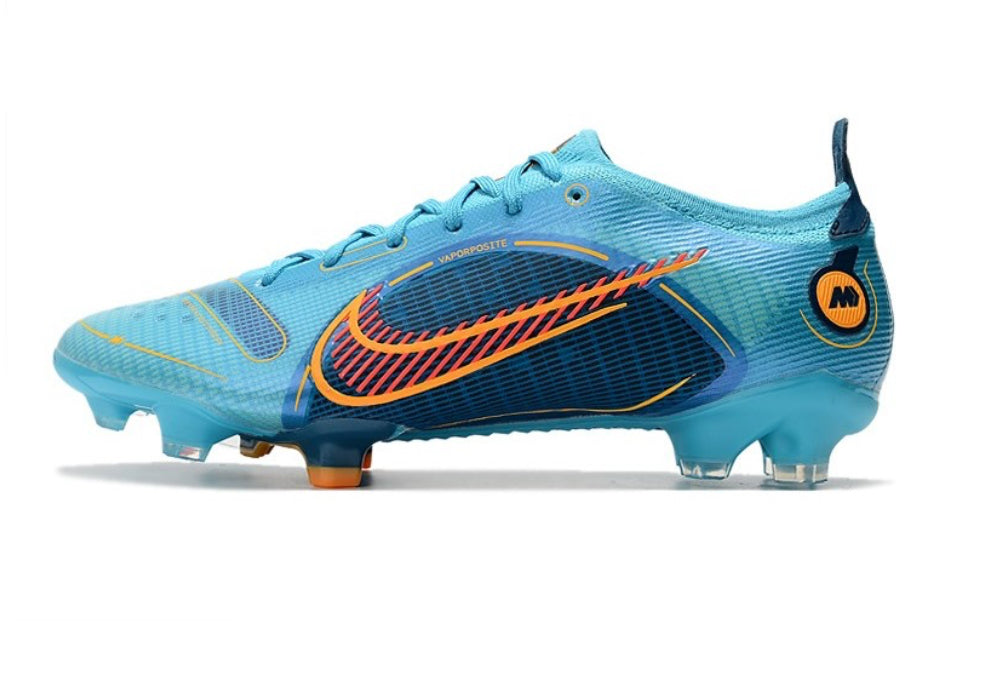 Crampon ‘Mercurial Vapor 14 Elite FG Bleu Chlorine Orange Laser Marina’