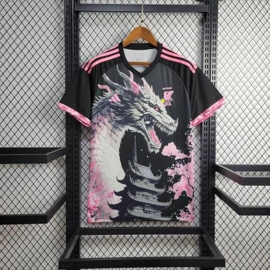 Maillot ‘Japon Black & Rose Dragon’